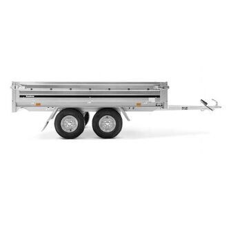 Brenderup 3251 ST trailer - 750 kg. - NYESTE MODEL - Inkl. netsider og montering - Set fra siden uden tilbehør